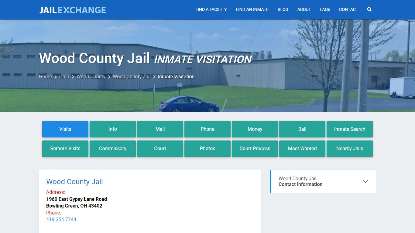 Inmate Visitation - Wood County Jail, OH - Jail Exchange